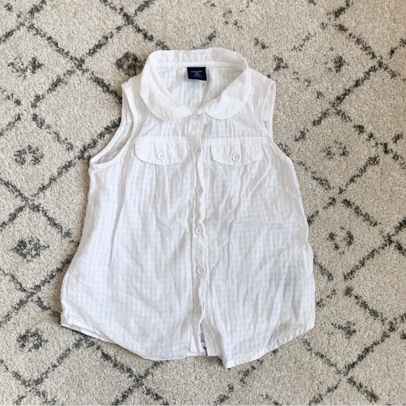 Gap white button up tank - Picture 1 of 3